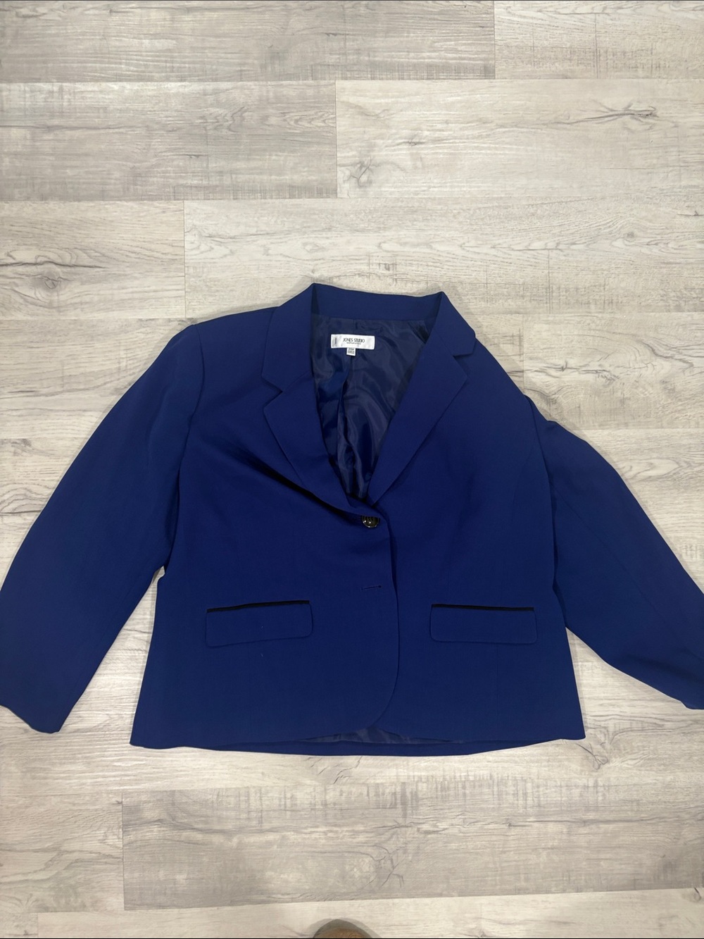 Jones Studio Royal Blue Women's Blazer Jacket